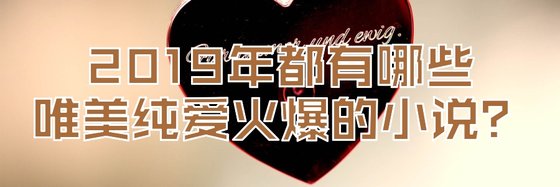 2019年都有哪些唯美純愛火爆的小說？